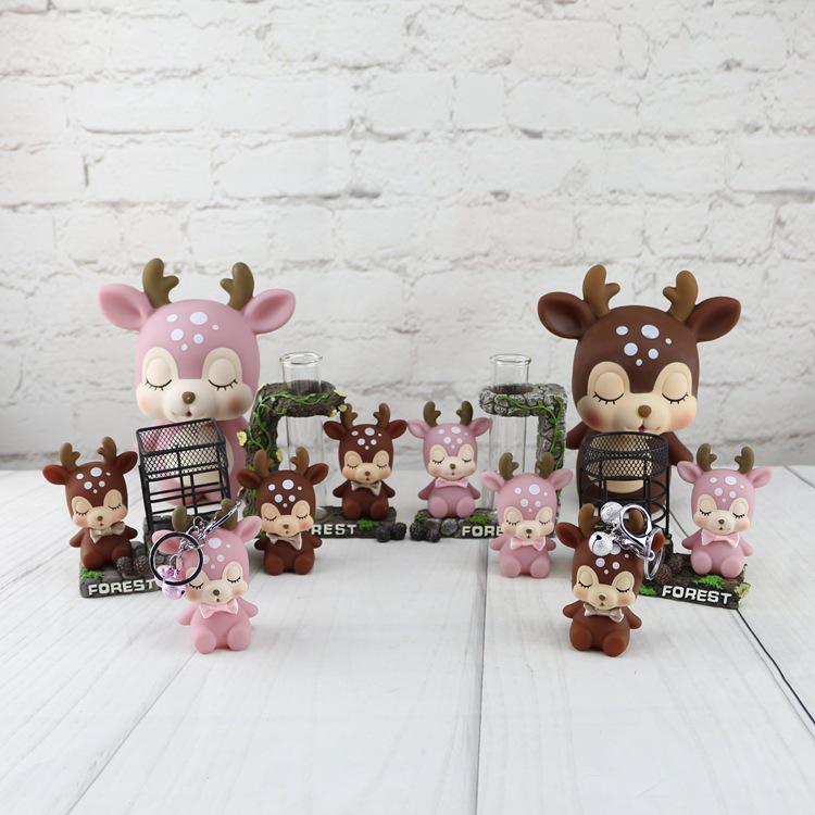Creative Deer Silicone Piggy Bank & Personalized Ornament Keychain Pen Holder Pink Little Deer
Creative Deer Silicone Piggy Bank & Personalized Ornament Keychain Pen Holder Pink Little Deer