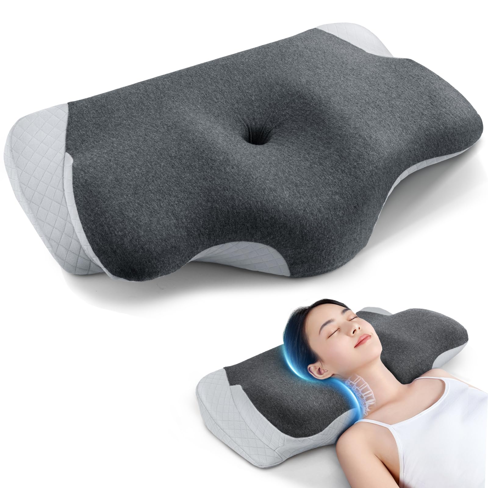 Relieve Neck Pain with this Memory Foam Pillow Ear and Back New Modal Cotton This pillow is perfect for and stomach Its washable cover makes it a серый
Relieve Neck Pain with this Memory Foam Pillow Ear and Back New Modal Cotton This pillow is perfect for and stomach Its washable cover makes it a серый