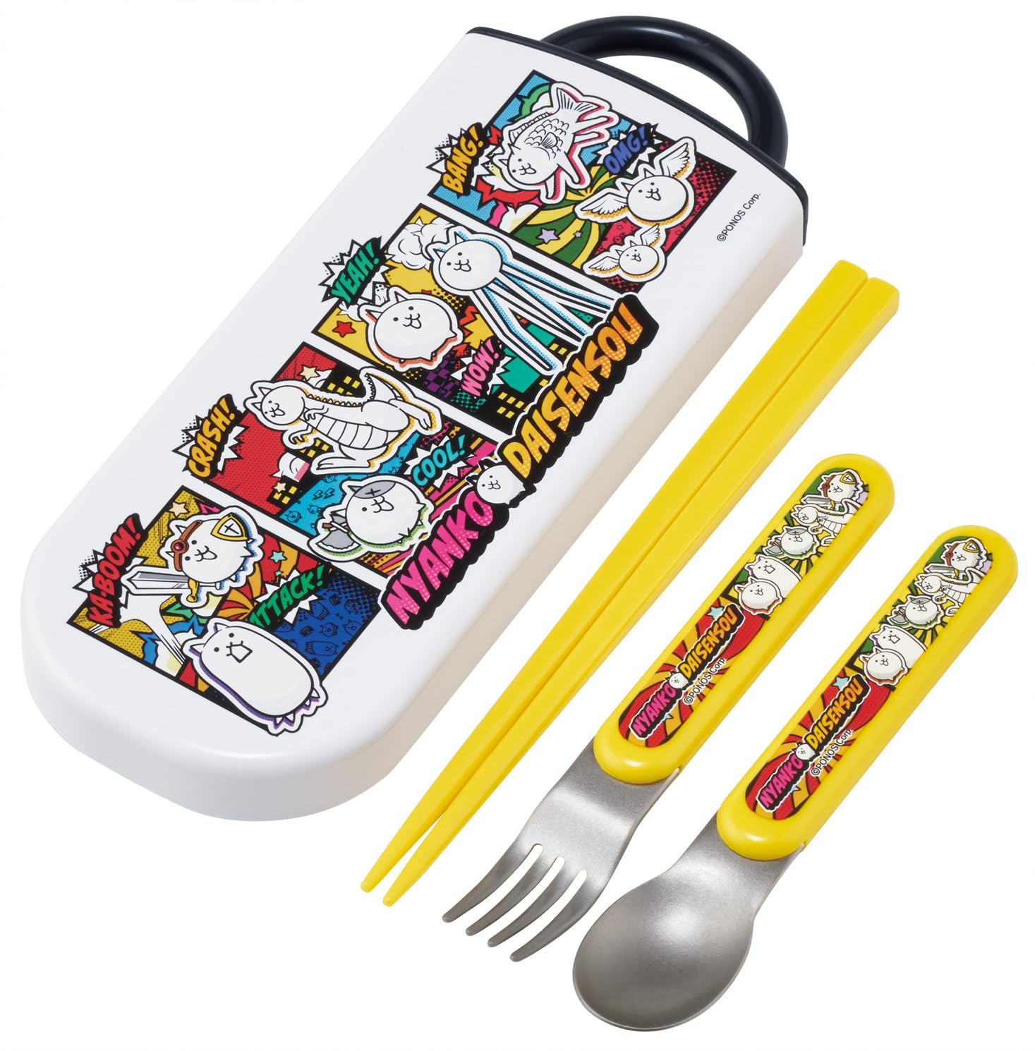 Skater Bento Chopsticks Trio Set The Battle Cats for Boys and Children s (Chopsticks, Spoon, Fork) 16.5cm, 26, Girls, TACC2-A
Skater Bento Chopsticks Trio Set The Battle Cats for Boys and Children s (Chopsticks, Spoon, Fork) 16.5cm, 26, Girls, TACC2-A