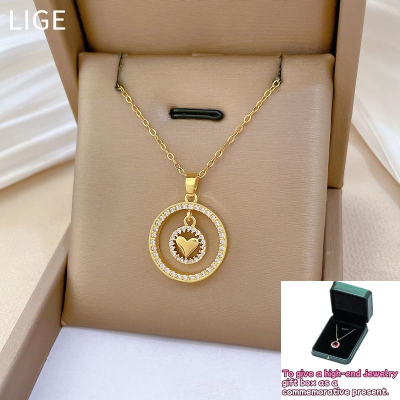 Двухслойное кольцо Love Full Diamond Light Luxury Темпераментное великолепное ожерелье Full Diamond, женское универсальное ожерелье на ключицу
Двухслойное кольцо Love Full Diamond Light Luxury Темпераментное великолепное ожерелье Full Diamond, женское универсальное ожерелье на ключицу