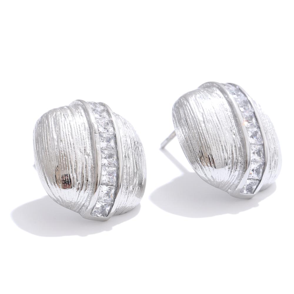 Yhpup High Quality Zirconia Square Striped Stud Earrings 16K Golden Plated Stainless Steel Delicate Daily Jewelry 2025
Yhpup High Quality Zirconia Square Striped Stud Earrings 16K Golden Plated Stainless Steel Delicate Daily Jewelry 2025