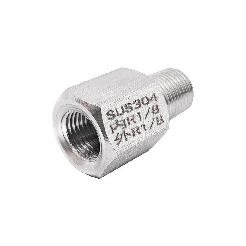 Stainless Steel BSPT R1/8 Internal to External Thread Conversion Extension (0670)
Stainless Steel BSPT R1/8 Internal to External Thread Conversion Extension (0670)