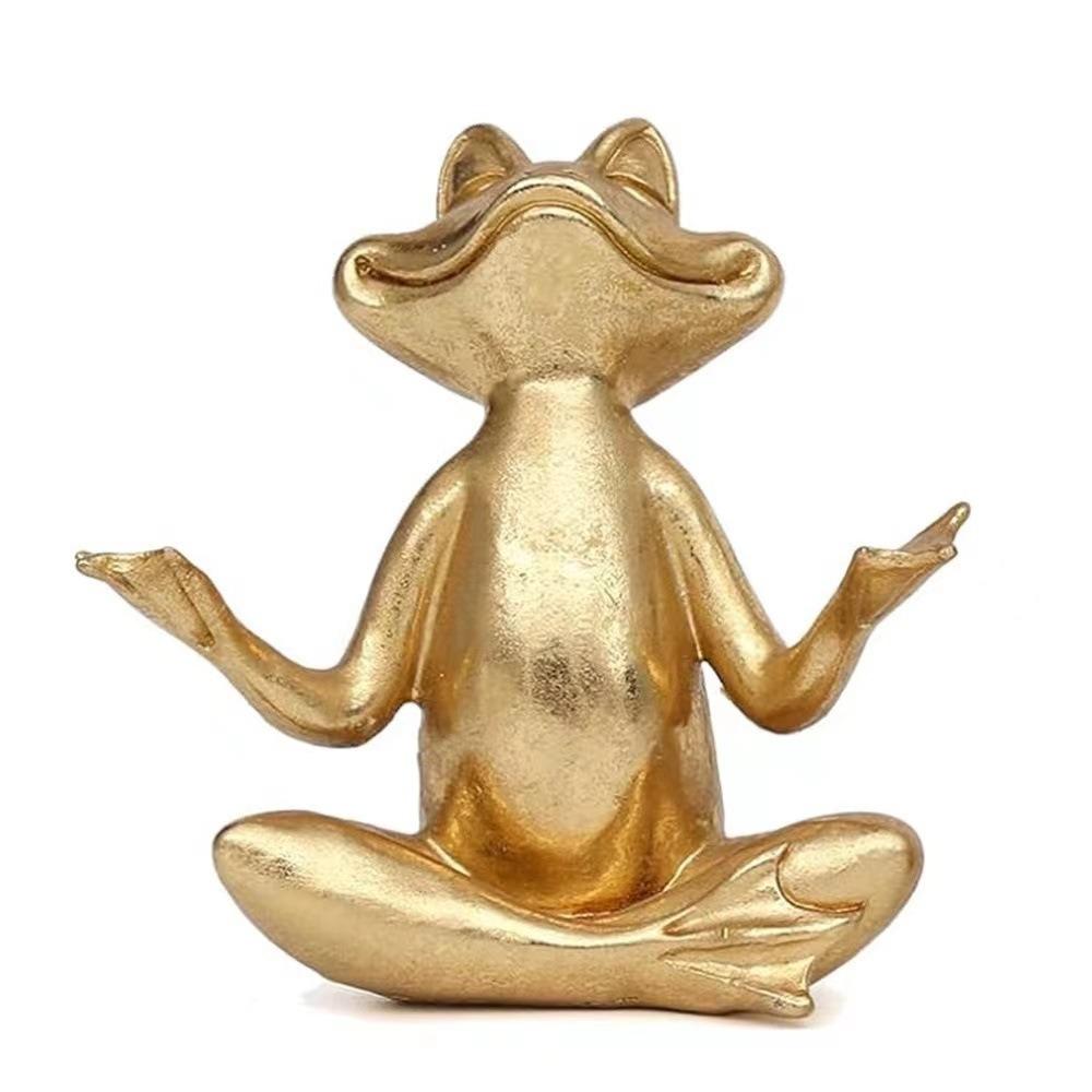 Fashion Set of 3 Gold Frog Figurines Resin 3.7In Frog Yoga Statues Modern Design Spiritual Theme Sculptures Decor Home Office
Fashion Set of 3 Gold Frog Figurines Resin 3.7In Frog Yoga Statues Modern Design Spiritual Theme Sculptures Decor Home Office
