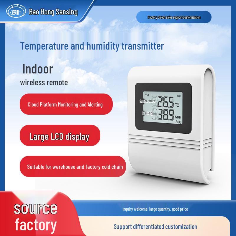 Premium Wireless IoT Temperature & Humidity Sensor for Warehouse and Machine Room Battery/Adapter
Premium Wireless IoT Temperature & Humidity Sensor for Warehouse and Machine Room Battery/Adapter