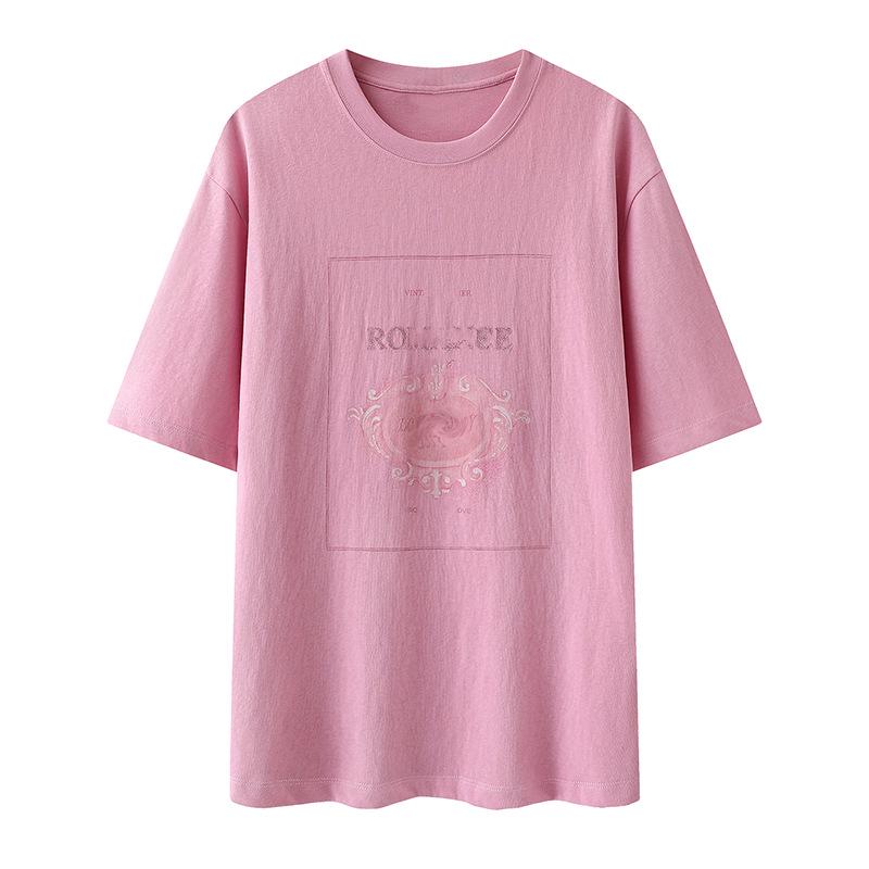 Spring 2026 Women s Lightweight Soft Letter Print Loose Round Neck T-shirt Extra Small
Spring 2026 Women s Lightweight Soft Letter Print Loose Round Neck T-shirt Extra Small