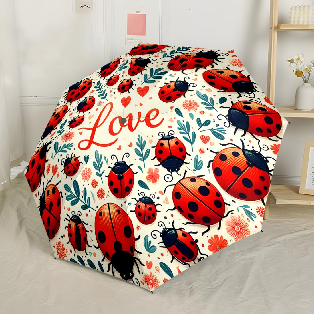 Ladybugs And Flowers Outdoor Automatic Umbrella Retractable Design with 8-Rib Durability Lightweight All-Season Travel Stylish Accessory
Ladybugs And Flowers Outdoor Automatic Umbrella Retractable Design with 8-Rib Durability Lightweight All-Season Travel Stylish Accessory