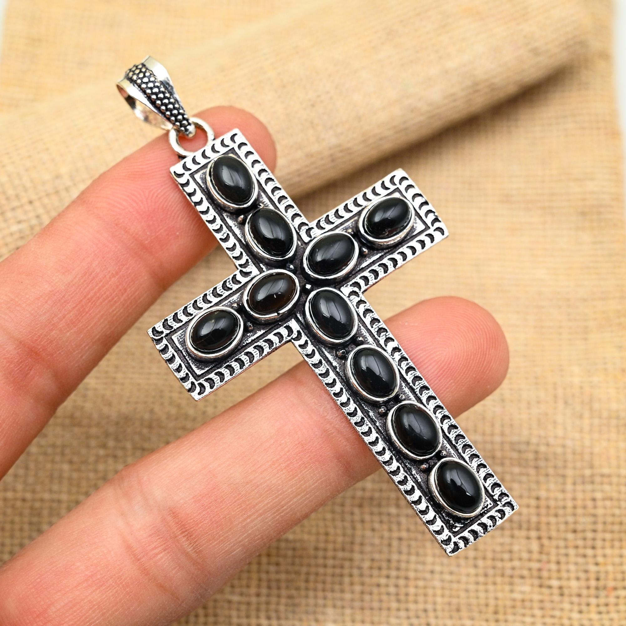 Amazing Black Onyx Gemstone Handmade 925 Sterling Silver Wedding Jewelry Pendant
Amazing Black Onyx Gemstone Handmade 925 Sterling Silver Wedding Jewelry Pendant