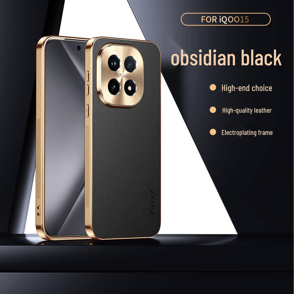iQOO15 Electroplated Lychee Leather Phone Case - Stylish Anti-Drop Protection for Men and Women iQOO 13
iQOO15 Electroplated Lychee Leather Phone Case - Stylish Anti-Drop Protection for Men and Women iQOO 13
