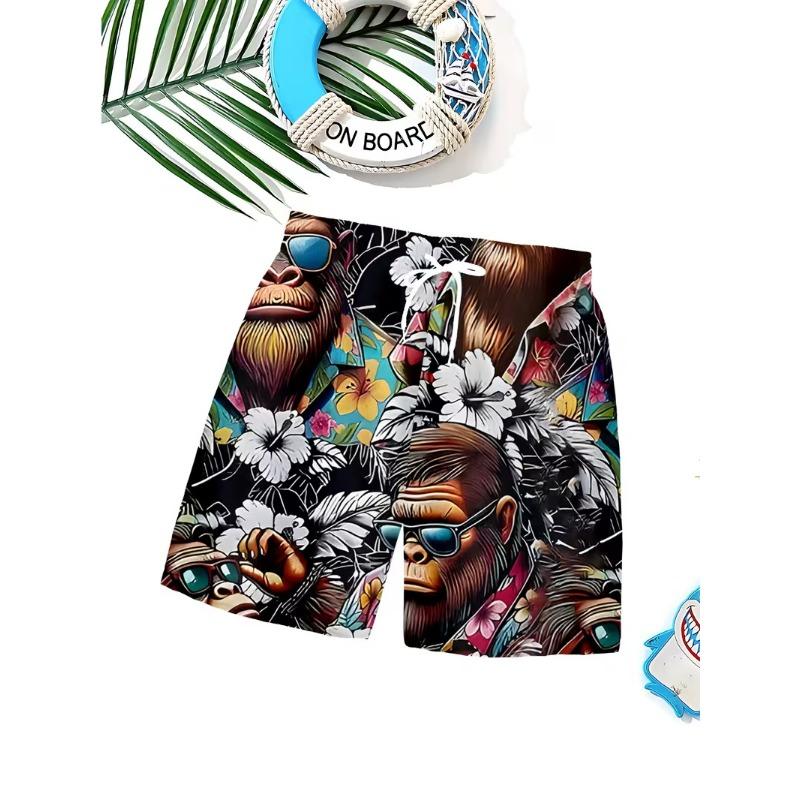 Hawaiian style beach shorts worn outside casual shorts blue and green gradient coconut tree print shorts M
Hawaiian style beach shorts worn outside casual shorts blue and green gradient coconut tree print shorts M