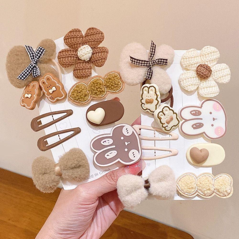 8Pcs/set Plush Flower Side Barrettes Cute Headwear Fashion Bangs Broken Hairpin for Children Coffee-2
8Pcs/set Plush Flower Side Barrettes Cute Headwear Fashion Bangs Broken Hairpin for Children Coffee-2