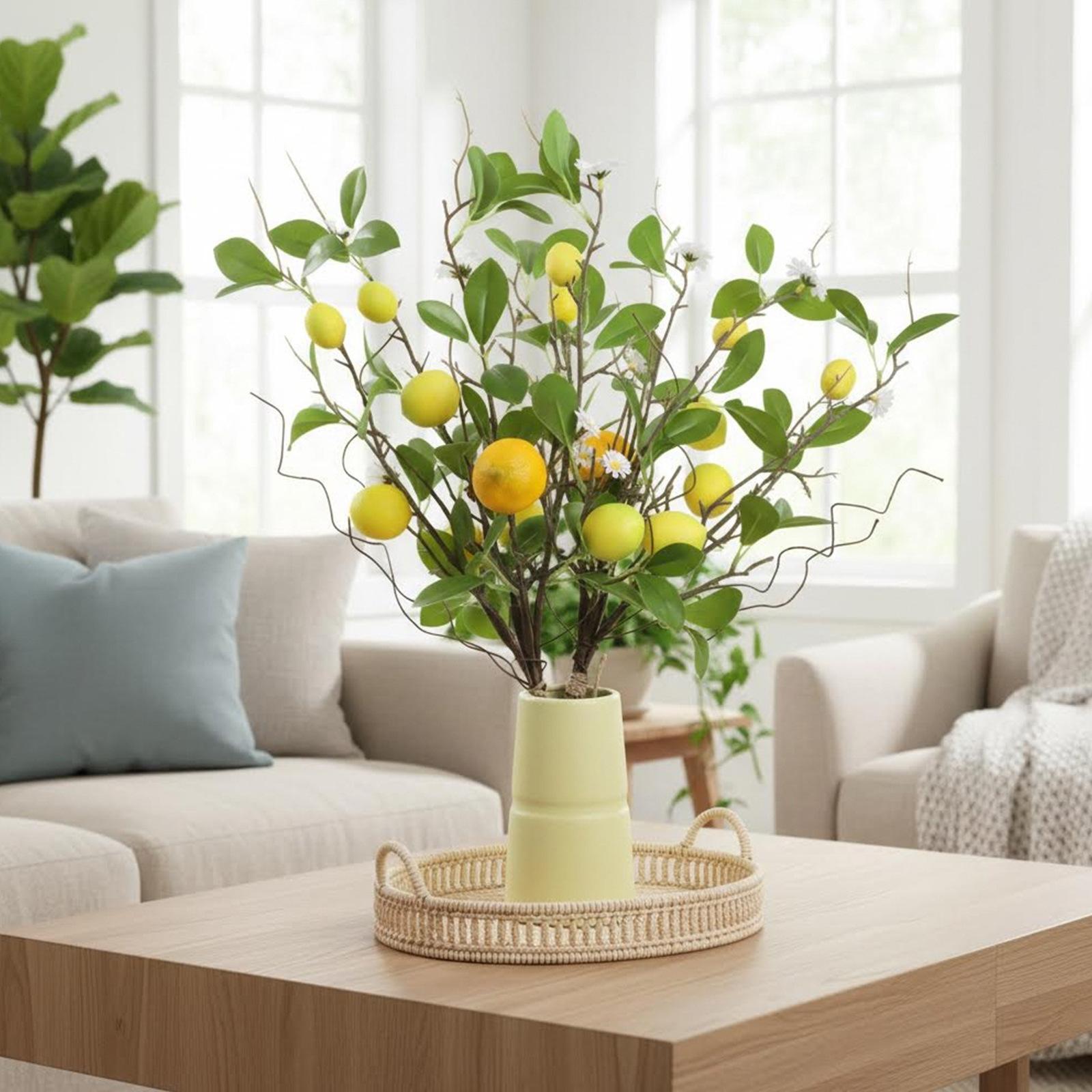 Faux Lemon and Daisy Floral Bundle with Natural Twine Stem for DIY Decor Projects Vase Fillers or Layered Table Settings China Mainland
Faux Lemon and Daisy Floral Bundle with Natural Twine Stem for DIY Decor Projects Vase Fillers or Layered Table Settings China Mainland