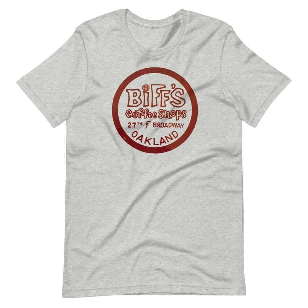 BIFF S COFFEE SHOPS Oakland Graphic Tee Shirt Short-Sleeve Unisex T-Shirt 2XL
BIFF S COFFEE SHOPS Oakland Graphic Tee Shirt Short-Sleeve Unisex T-Shirt 2XL