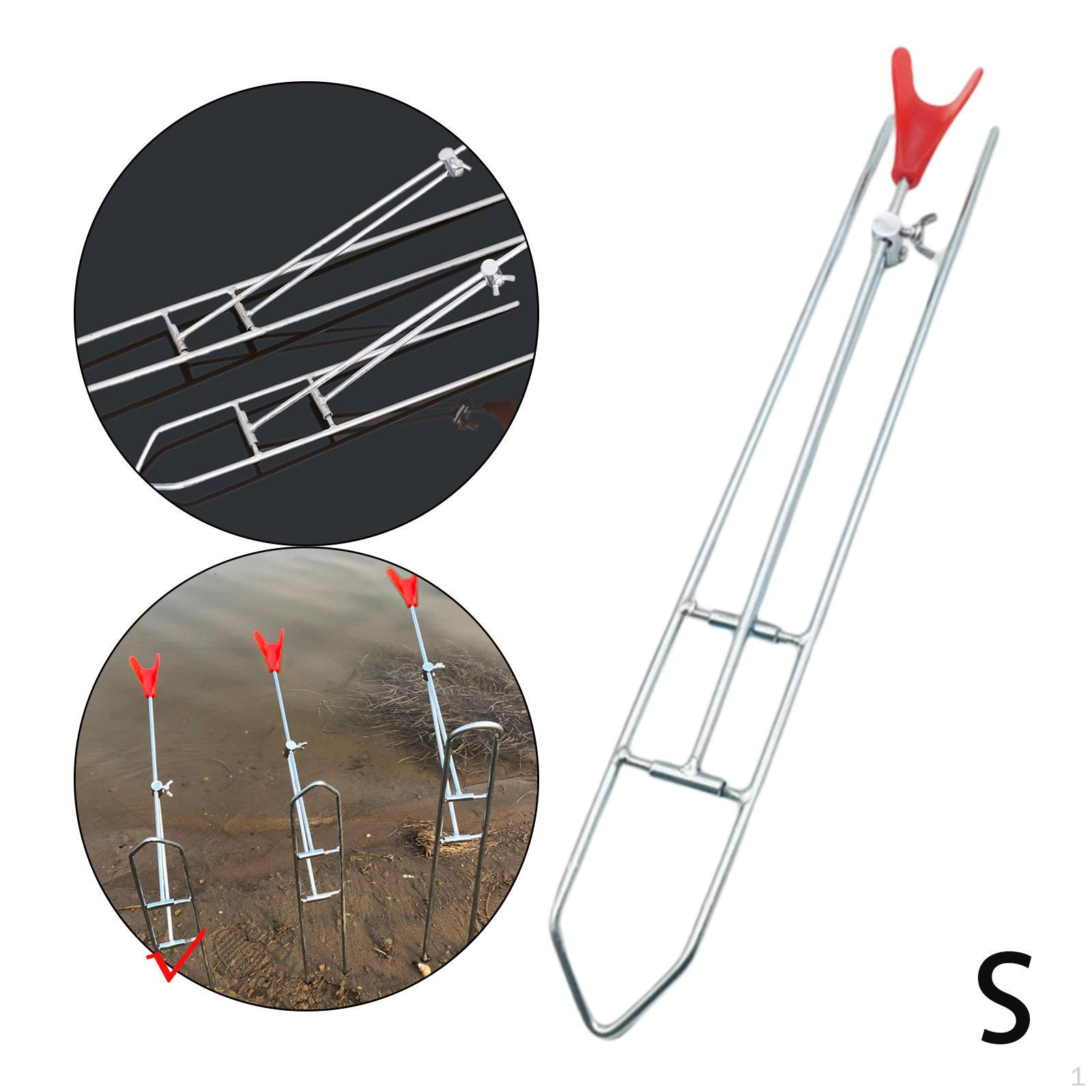 Convenient Fishing Rod Holder Adjustable Floor Insert Bracket Folding Equipment Rest 38cm
Convenient Fishing Rod Holder Adjustable Floor Insert Bracket Folding Equipment Rest 38cm