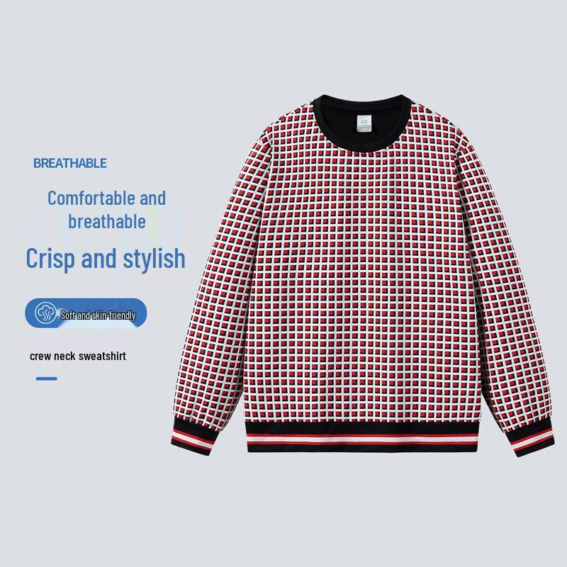 Plaid Women s Crew Neck Sweatshirt - Korean Style, Casual, Sporty, and Versatile Fashion Top 4XL
Plaid Women s Crew Neck Sweatshirt - Korean Style, Casual, Sporty, and Versatile Fashion Top 4XL