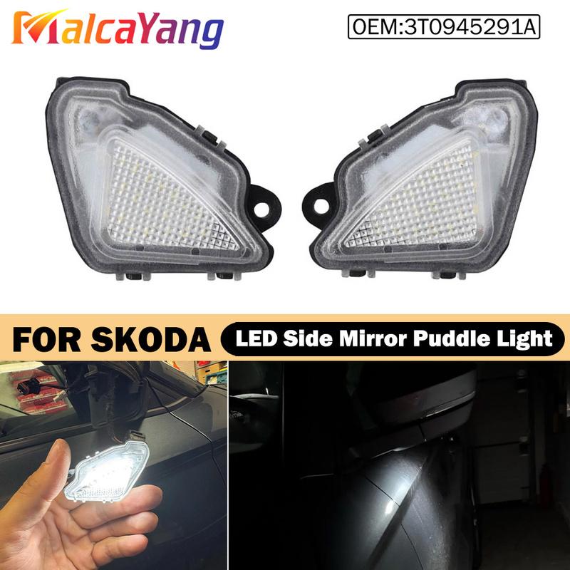 2x No Error White LED Under Side View Mirror Puddle Light For Skoda Octavia Superb Kodiaq Karoq 2017- VW T-Roc
2x No Error White LED Under Side View Mirror Puddle Light For Skoda Octavia Superb Kodiaq Karoq 2017- VW T-Roc
