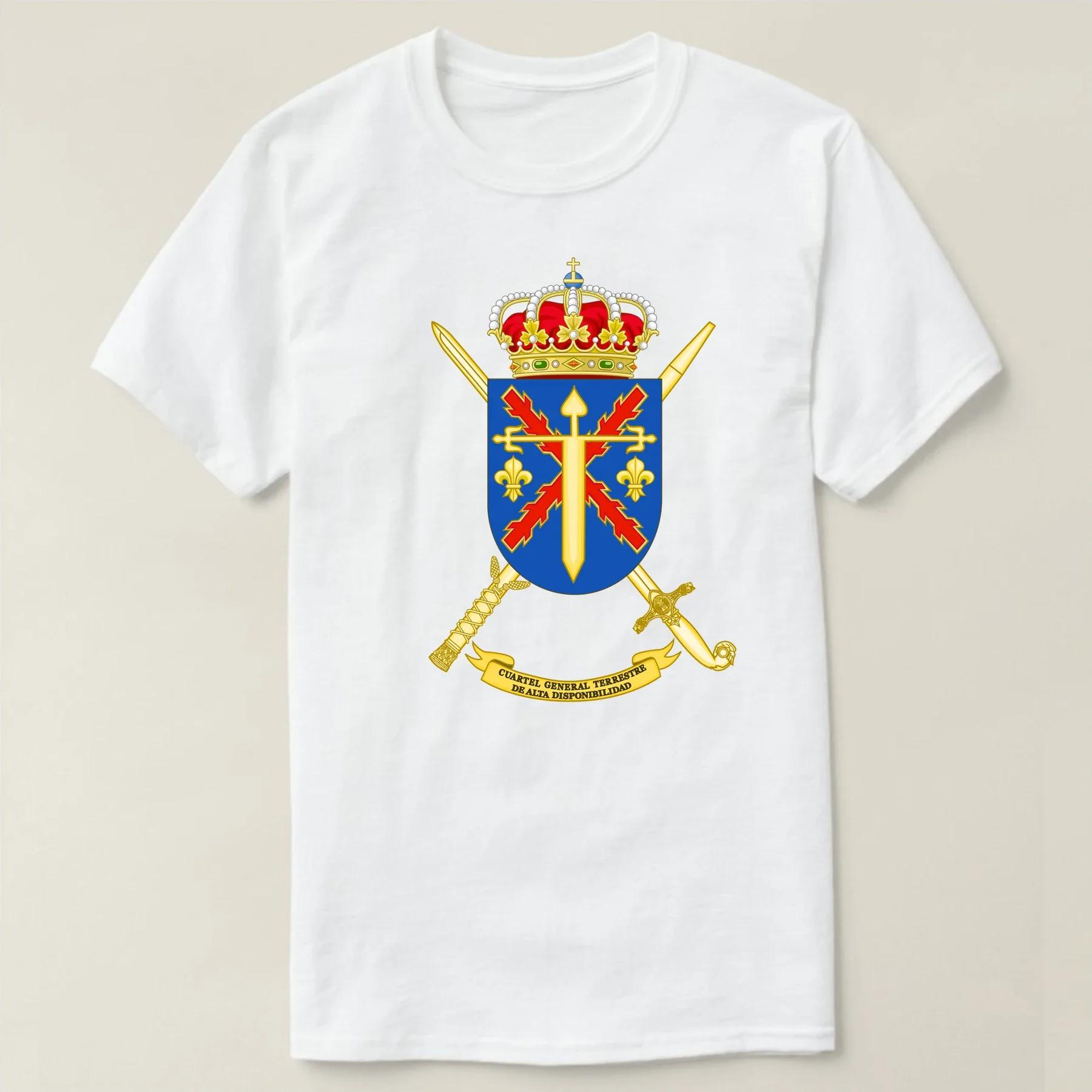 Spanish Army High Readiness Land Headquarters Insignia TShirt 100 Cotton ONeck Short Sleeve Summer Casual Mens Tshirt S
Spanish Army High Readiness Land Headquarters Insignia TShirt 100 Cotton ONeck Short Sleeve Summer Casual Mens Tshirt S