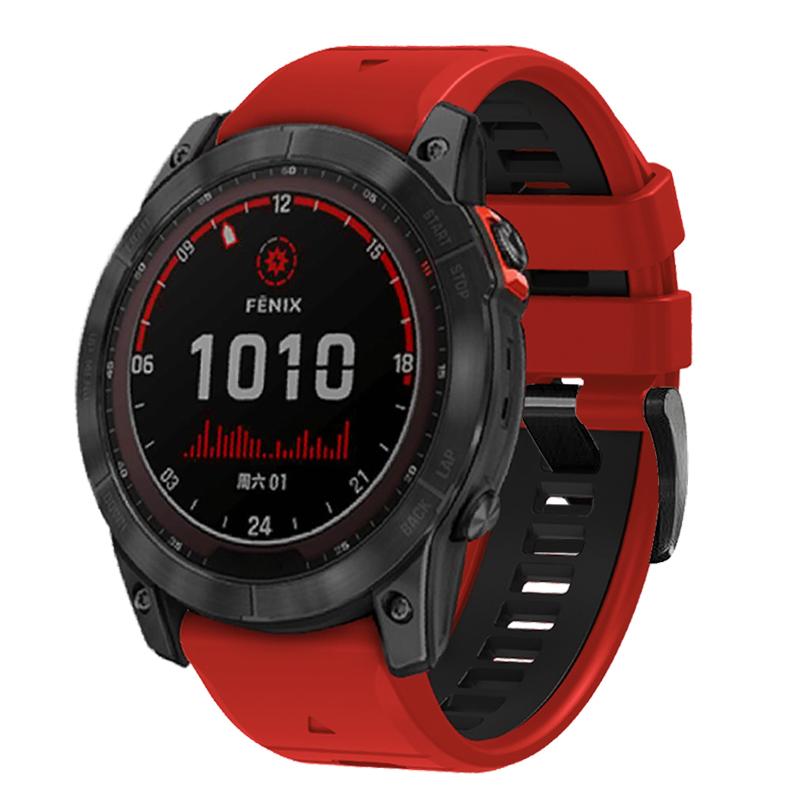 For Garmin Fenix 7X Pro/Fenix 7X Dual-Color Sport Watch Strap Silicone Breathable Wristband Lime+Black
For Garmin Fenix 7X Pro/Fenix 7X Dual-Color Sport Watch Strap Silicone Breathable Wristband Lime+Black