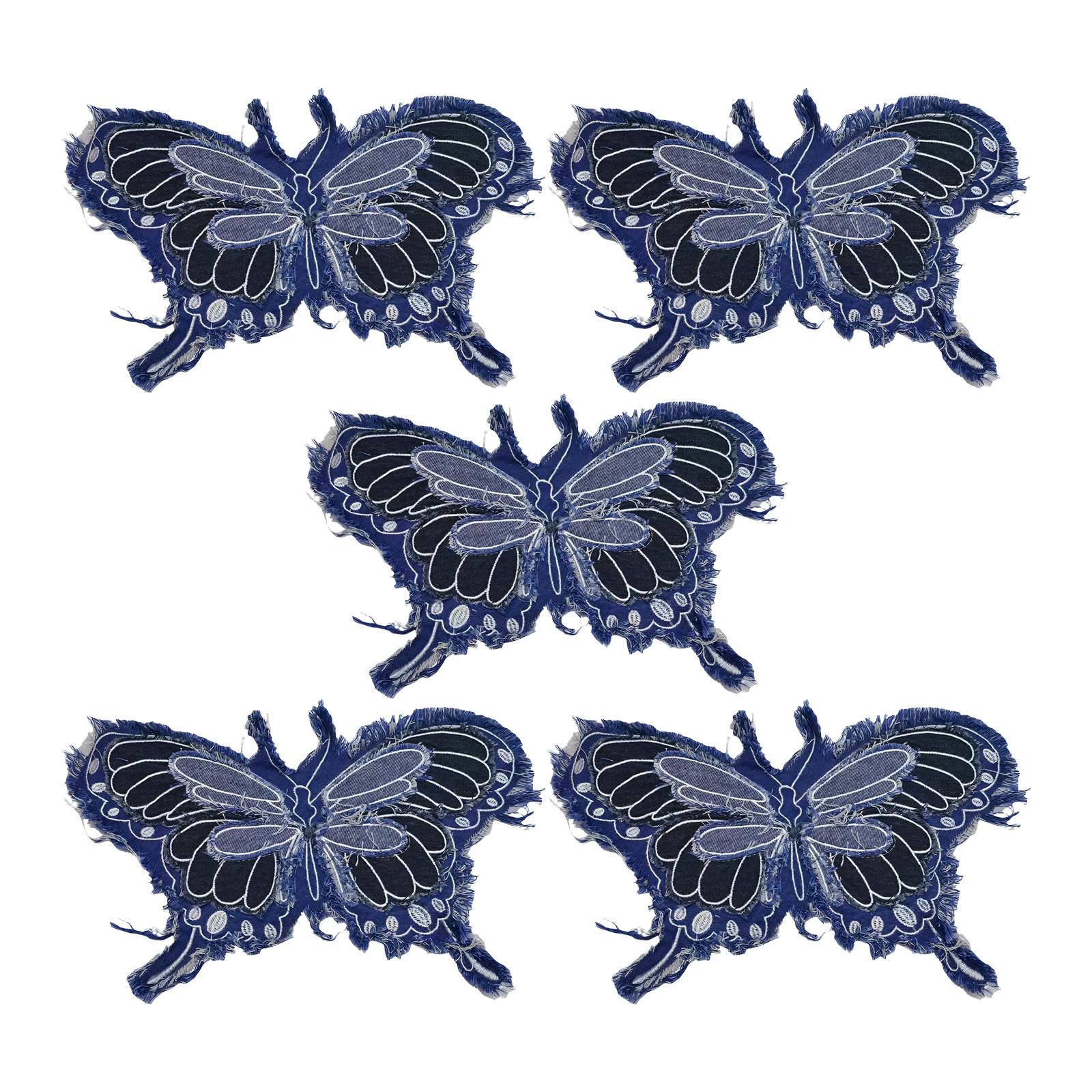 Distressed Denims Sewing On Patches With Butterfly Designs For Garment Upcycling синій
Distressed Denims Sewing On Patches With Butterfly Designs For Garment Upcycling синій