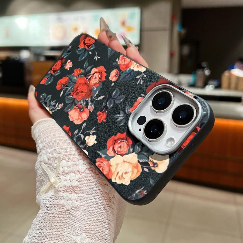 Роскошный чехол с кожаной текстурой и принтом роз для iPhone 16 Pro Max 15 Plus 14 Pro 13 12 11 XS XR 8 7, тонкий, мягкий, ударопрочный чехол из ТПУ iPhone 16 чёрный
Роскошный чехол с кожаной текстурой и принтом роз для iPhone 16 Pro Max 15 Plus 14 Pro 13 12 11 XS XR 8 7, тонкий, мягкий, ударопрочный чехол из ТПУ iPhone 16 чёрный