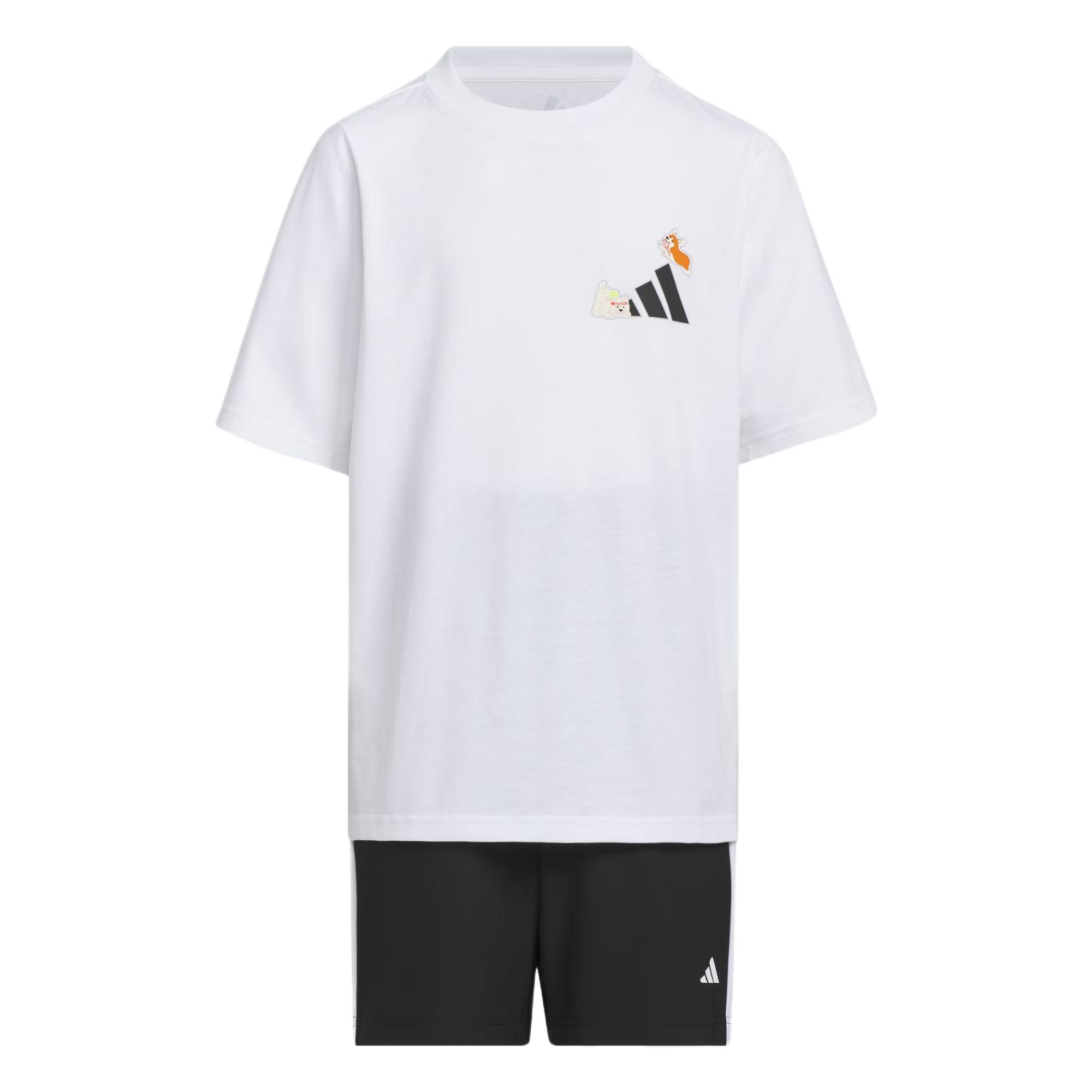 Adidas Casual Sportswear White Black Children Aged 3 7 Years Old KC8468 140
Adidas Casual Sportswear White Black Children Aged 3 7 Years Old KC8468 140