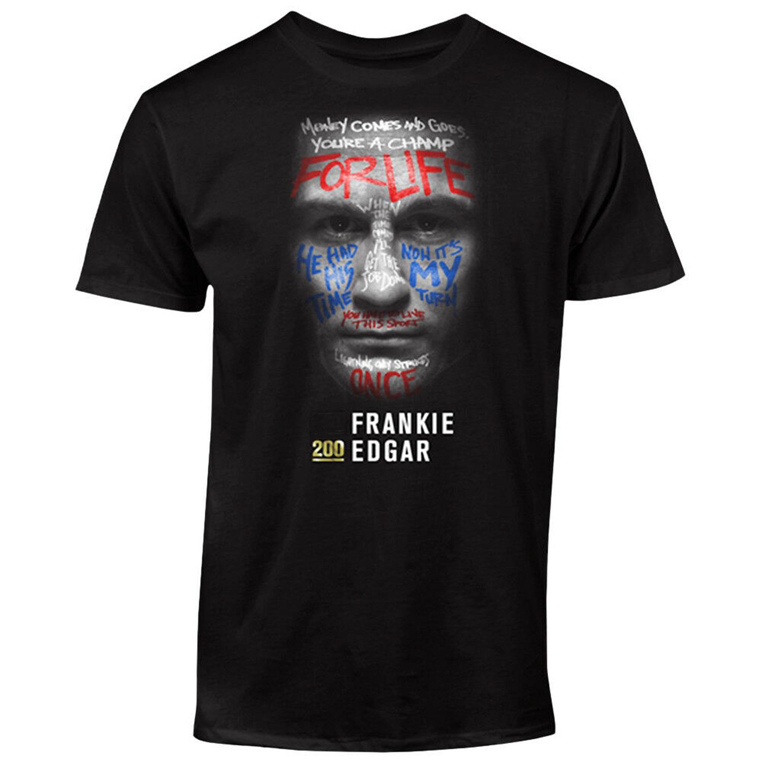 Fighting Frankie Edgar Portrait War Paint T-Shirt. Summer Cotton Short Sleeve O-Neck Mens T Shirt S-3XL 3XL чорний
Fighting Frankie Edgar Portrait War Paint T-Shirt. Summer Cotton Short Sleeve O-Neck Mens T Shirt S-3XL 3XL чорний