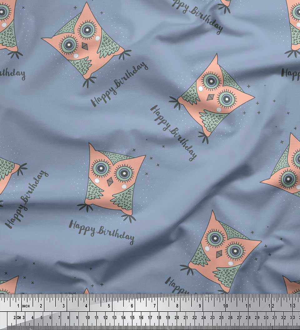 Soimoi Blue Japan Crepe Satin Fabric Text & Owl Cartoon Print Fabric на метр 42 дюйма 42 Inch Wide - Poly Crepe синий
Soimoi Blue Japan Crepe Satin Fabric Text & Owl Cartoon Print Fabric на метр 42 дюйма 42 Inch Wide - Poly Crepe синий