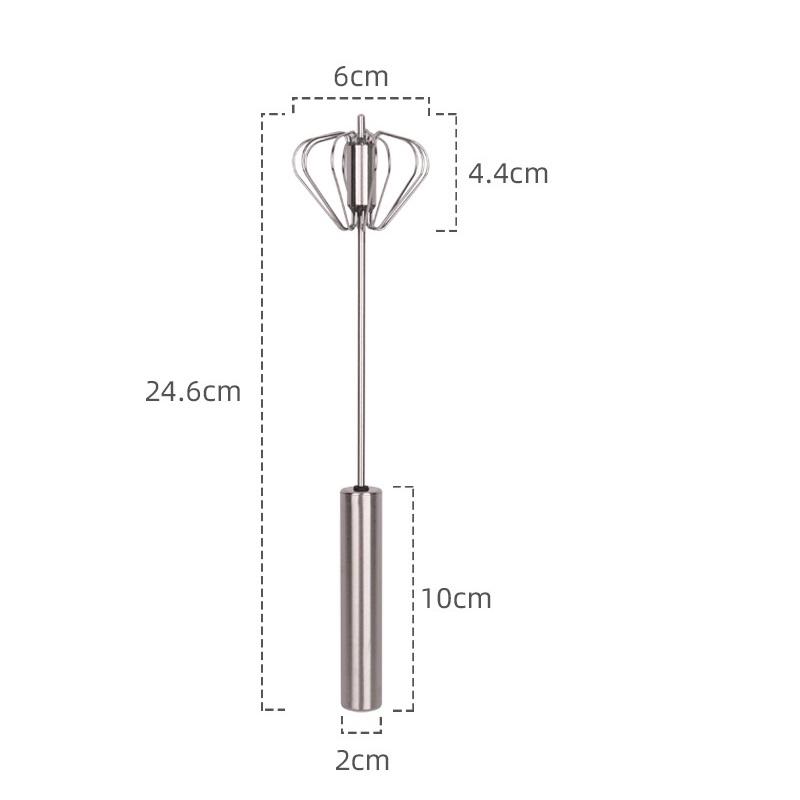 Полуавтоматический венчик для взбивания яиц, мешалка для крема из нержавеющей стали, ручной блендер
Полуавтоматический венчик для взбивания яиц, мешалка для крема из нержавеющей стали, ручной блендер