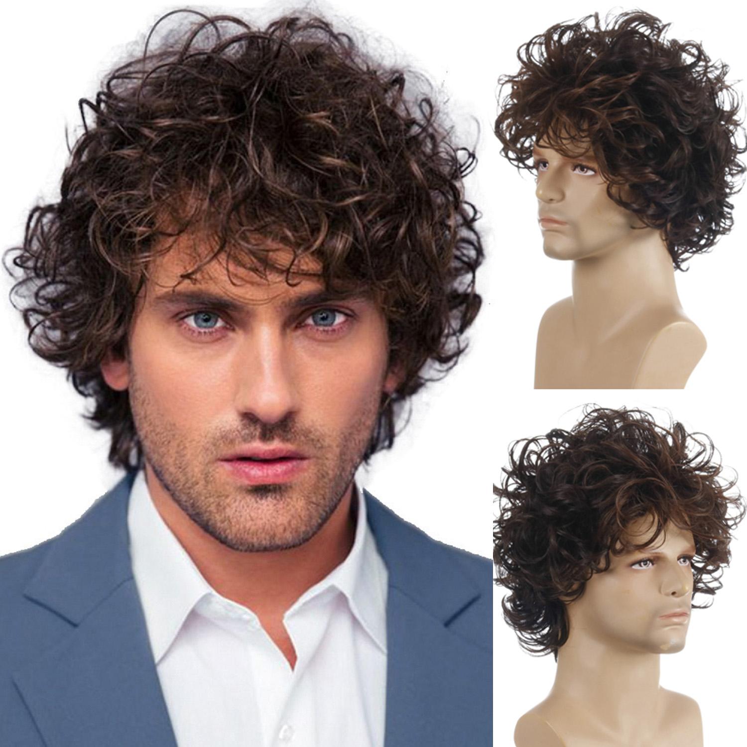 Мужской высокотемпературный синтетический короткий волос, вьющиеся многослойные черно-коричневые парики, пушистые головные уборы в стиле панк 10inches
Мужской высокотемпературный синтетический короткий волос, вьющиеся многослойные черно-коричневые парики, пушистые головные уборы в стиле панк 10inches