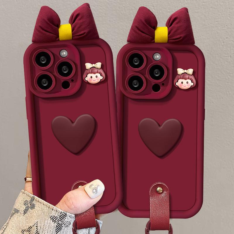 The Heart-shaped Doll Bow Tie Is Suitable for Apple 16PRO Phone Case 15 Creative 14 Silicone Anti-drop XR/XS Female Redmi K40/K40 Pro
The Heart-shaped Doll Bow Tie Is Suitable for Apple 16PRO Phone Case 15 Creative 14 Silicone Anti-drop XR/XS Female Redmi K40/K40 Pro
