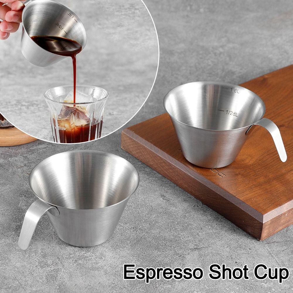 304 Espresso Shot Cup Stainless Steel Measuring Shot Glass Accessories Coffee Measuring Glass 
304 Espresso Shot Cup Stainless Steel Measuring Shot Glass Accessories Coffee Measuring Glass