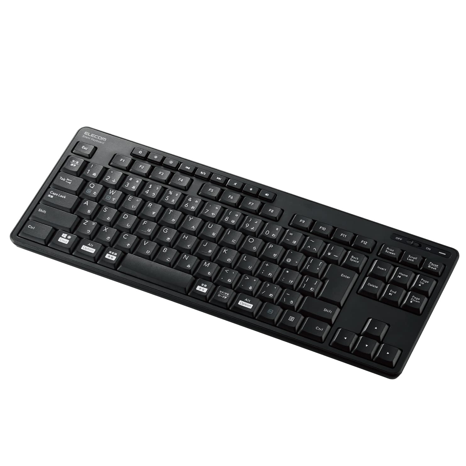 ELECOM Receiver Wireless Keyboard Quiet Design Tenkeyless Antibacterial Black USB-A TK-FDM115SKTBK чорний
ELECOM Receiver Wireless Keyboard Quiet Design Tenkeyless Antibacterial Black USB-A TK-FDM115SKTBK чорний