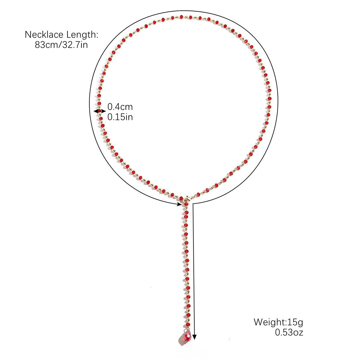 Ожерелье для женщин Ожерелье с кисточками из бисера, ручная работа, двухслойное ожерелье из красного кристалла премиум-класса Sense на ключицу, женское элегантное ожерелье
Ожерелье для женщин Ожерелье с кисточками из бисера, ручная работа, двухслойное ожерелье из красного кристалла премиум-класса Sense на ключицу, женское элегантное ожерелье