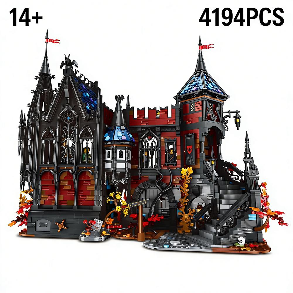 Collectied 4194PCS Halloween City Hot Selling Street View Moc Transylvania Adventure model DIY creative Toy Puzzle Gift Blocks NO figure
Collectied 4194PCS Halloween City Hot Selling Street View Moc Transylvania Adventure model DIY creative Toy Puzzle Gift Blocks NO figure
