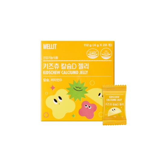 WELLIT KIDSCHEW Vita Jelly, Кальцій D Jelly 4 г × 28 желейок (7 варіантів) #CALCIUM D (4g×28gummies) x 1pcs
WELLIT KIDSCHEW Vita Jelly, Кальцій D Jelly 4 г × 28 желейок (7 варіантів) #CALCIUM D (4g×28gummies) x 1pcs