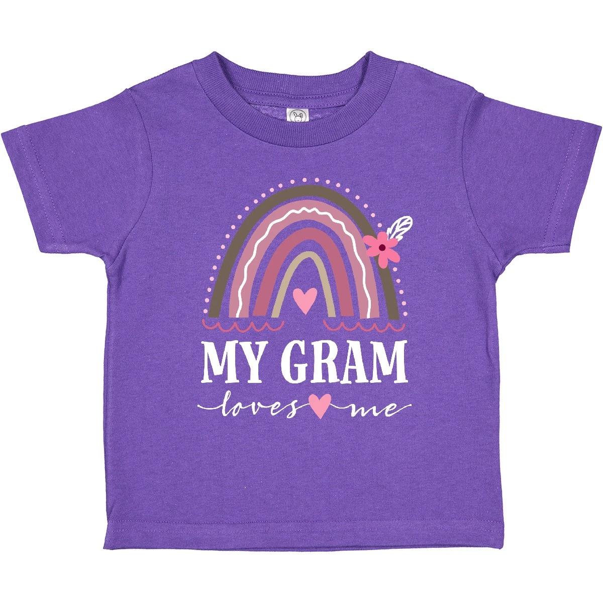Inktastic My Gram Loves Me Rainbow Toddler kids boys T-Shirt Grandkids From Outfit Clothes 160
Inktastic My Gram Loves Me Rainbow Toddler kids boys T-Shirt Grandkids From Outfit Clothes 160