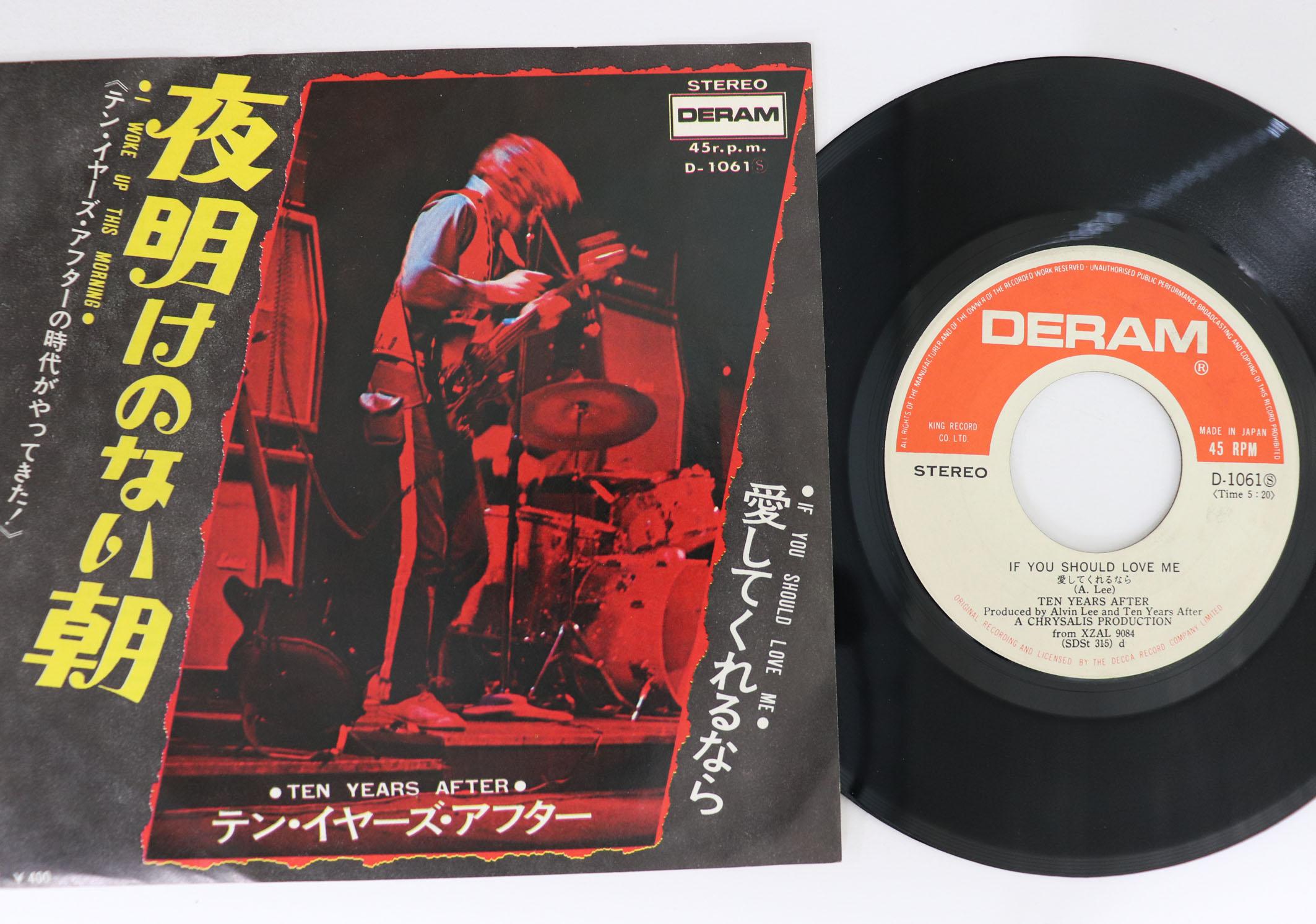 7inch Record TEN YEARS AFTER - I Woke Up This Morning / If You Sho D1061 DERAM 1969 Japan Rock
7inch Record TEN YEARS AFTER - I Woke Up This Morning / If You Sho D1061 DERAM 1969 Japan Rock