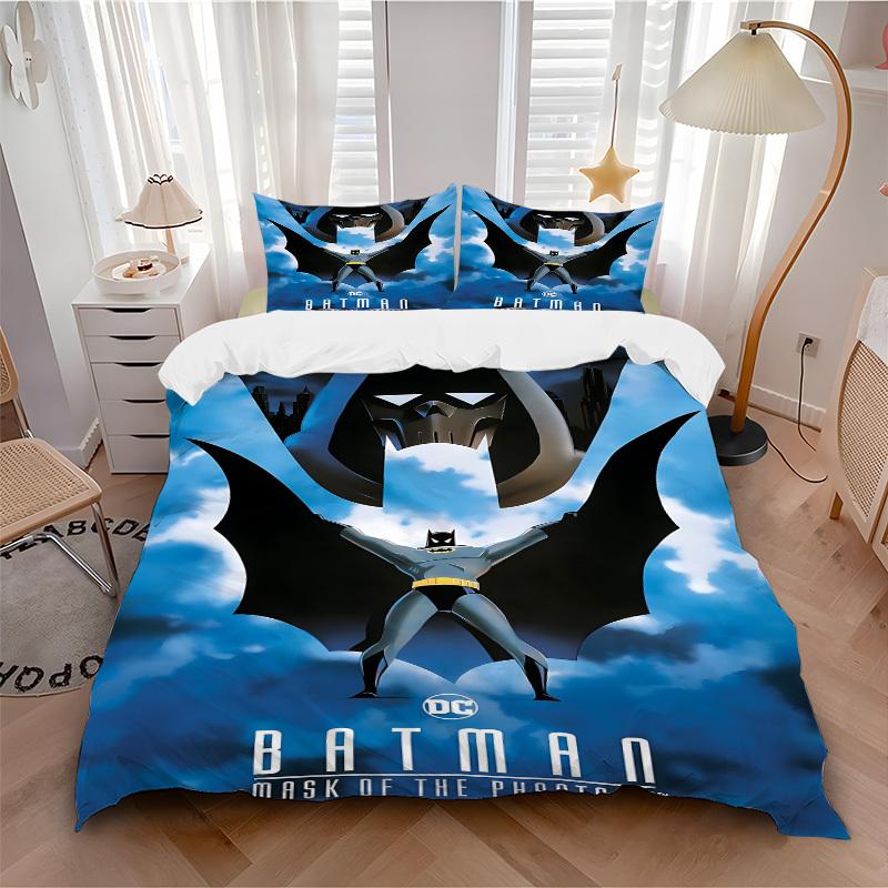 3pcs Cartoon Phantasm Bedding Set, Duvet Cover and Pillowcases Machine Washable Seasons all suitable, Design for Bedroom (No Filling)188 135x200cm
3pcs Cartoon Phantasm Bedding Set, Duvet Cover and Pillowcases Machine Washable Seasons all suitable, Design for Bedroom (No Filling)188 135x200cm