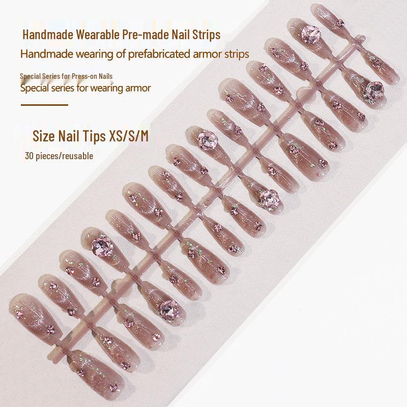 High-End Cat-Eye Glitter Gradient Nail Tips: Handmade, Pre-made Fake Nails for a Stylish Look
High-End Cat-Eye Glitter Gradient Nail Tips: Handmade, Pre-made Fake Nails for a Stylish Look