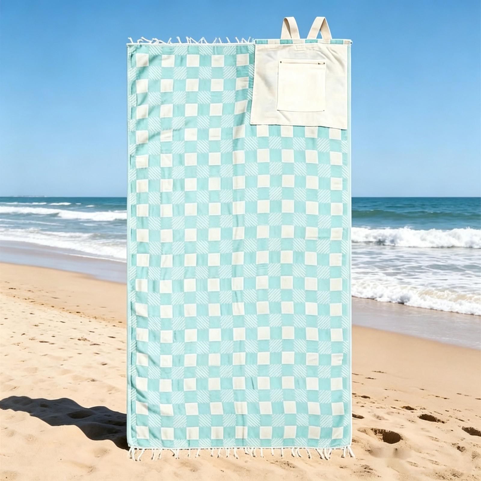 Convertible 2 in 1 Beach Towel Bag Lightweight Quick Dry Sandproof Large Size Multi Functional Beach Towel with Adjustable Strap for Travel Outdoor ONE SIZE
Convertible 2 in 1 Beach Towel Bag Lightweight Quick Dry Sandproof Large Size Multi Functional Beach Towel with Adjustable Strap for Travel Outdoor ONE SIZE