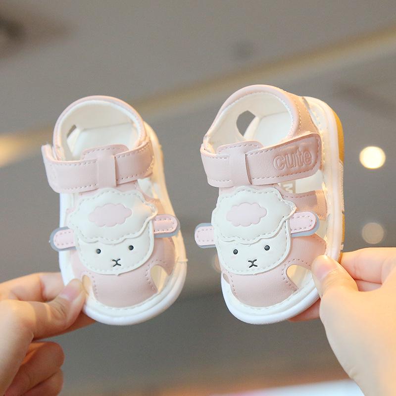 Infant & Toddler Anti-Slip Summer Sandals - Soft Sole Closed-Toe Velcro Squeaky Shoes for Boys & Girls Five pairs sizes 17-21
Infant & Toddler Anti-Slip Summer Sandals - Soft Sole Closed-Toe Velcro Squeaky Shoes for Boys & Girls Five pairs sizes 17-21