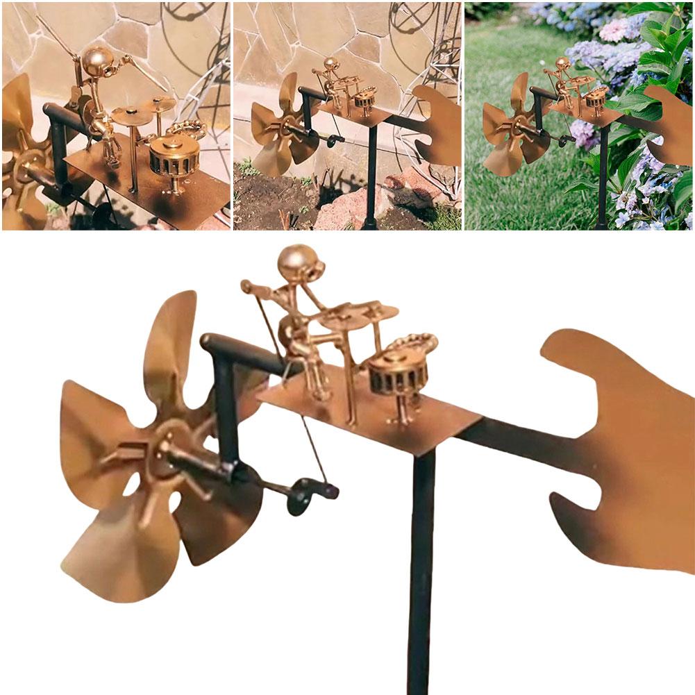 Drummer Windmill Handmade Metal Percussionist Figurine Rockin Art Garden Decor for Music Lovers & Collectors Yard Ornaments
Drummer Windmill Handmade Metal Percussionist Figurine Rockin Art Garden Decor for Music Lovers & Collectors Yard Ornaments