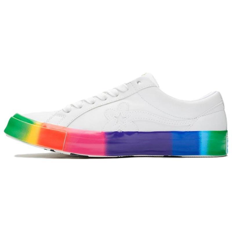 Golf Le Fleur x Converse One Star Rainbow Rainbow Flower Non-Slip Lightweight Low-Top Board Shoes Unisex White 36.5
Golf Le Fleur x Converse One Star Rainbow Rainbow Flower Non-Slip Lightweight Low-Top Board Shoes Unisex White 36.5