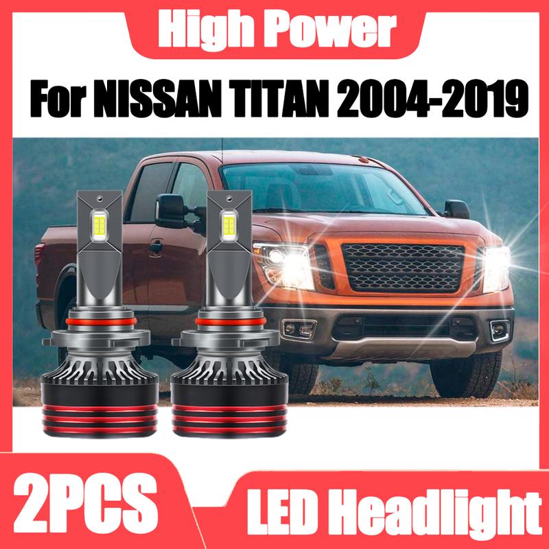 2PCS 6000K Super White LED Car Headlights 150W 30000LM High Power Auto Headlamps Bulbs 3570 CSP Chips For NISSAN TITAN 2004- 9005/HB3
2PCS 6000K Super White LED Car Headlights 150W 30000LM High Power Auto Headlamps Bulbs 3570 CSP Chips For NISSAN TITAN 2004- 9005/HB3