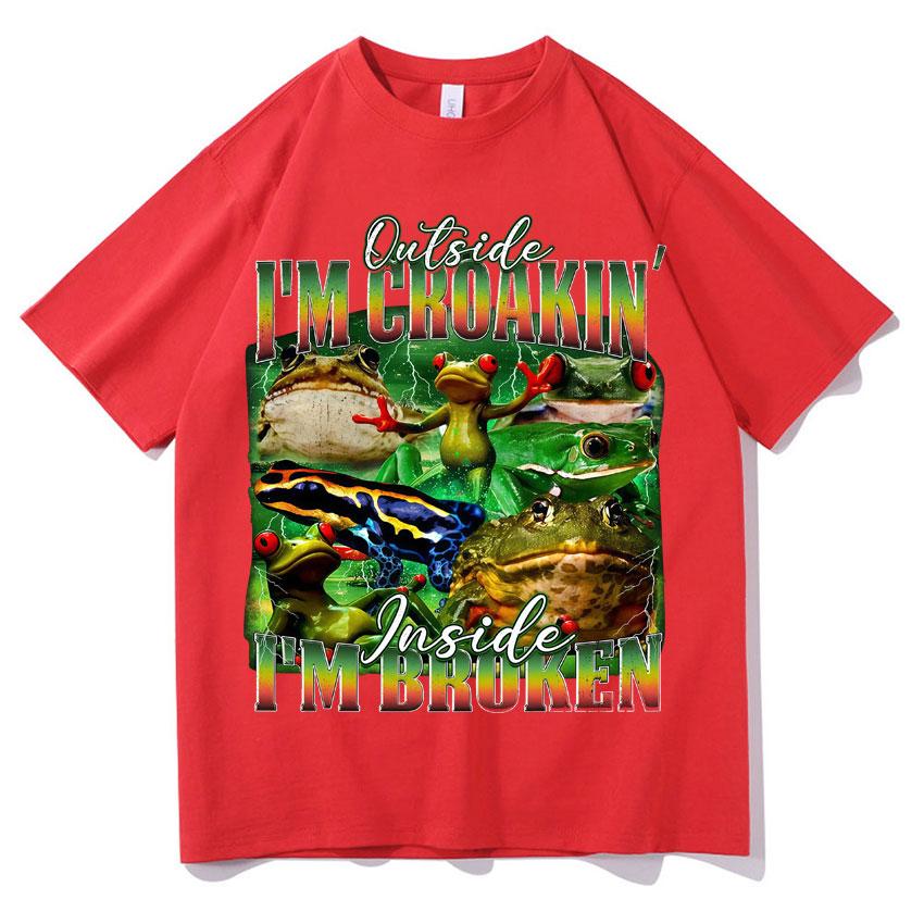 T Shirt Fuuny Frog TShirt Cotton High Quality Print Short Sleeve Positive Cottagecore Oversized Tee Unisex Women Clothes Teenagers S
T Shirt Fuuny Frog TShirt Cotton High Quality Print Short Sleeve Positive Cottagecore Oversized Tee Unisex Women Clothes Teenagers S