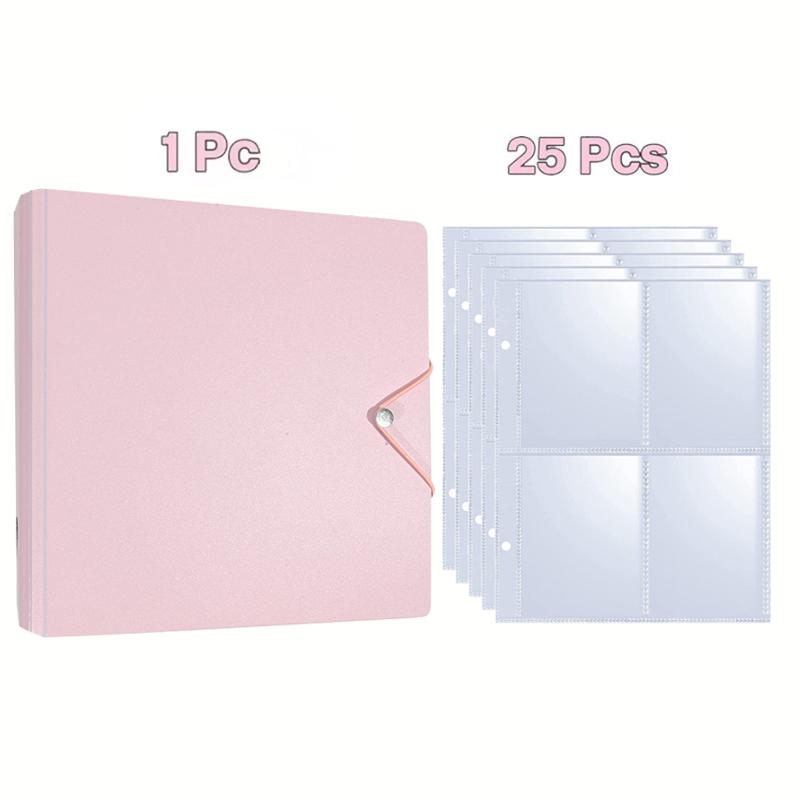 4 Grids Kpop Photo Card Binder Loose-leaf Idol Photocard Holder Large Capacity Photo Album 25Pcs Page Picture Collection Books розовый
4 Grids Kpop Photo Card Binder Loose-leaf Idol Photocard Holder Large Capacity Photo Album 25Pcs Page Picture Collection Books розовый