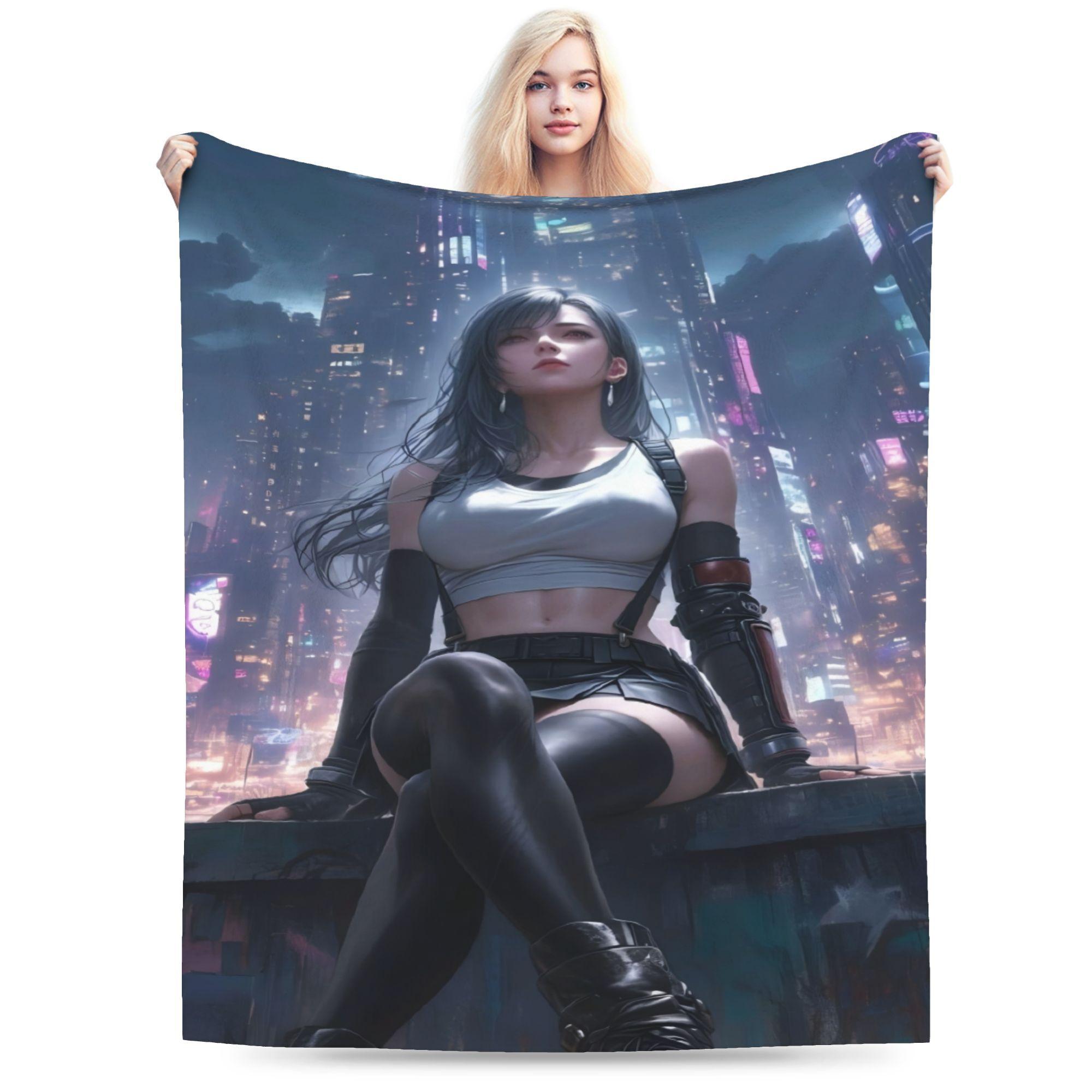 Cyber heroine poster design Flannel printed blanket suitable for all seasons suitable for living room office sofa and travel 75x100cm (30x40inch)
Cyber heroine poster design Flannel printed blanket suitable for all seasons suitable for living room office sofa and travel 75x100cm (30x40inch)