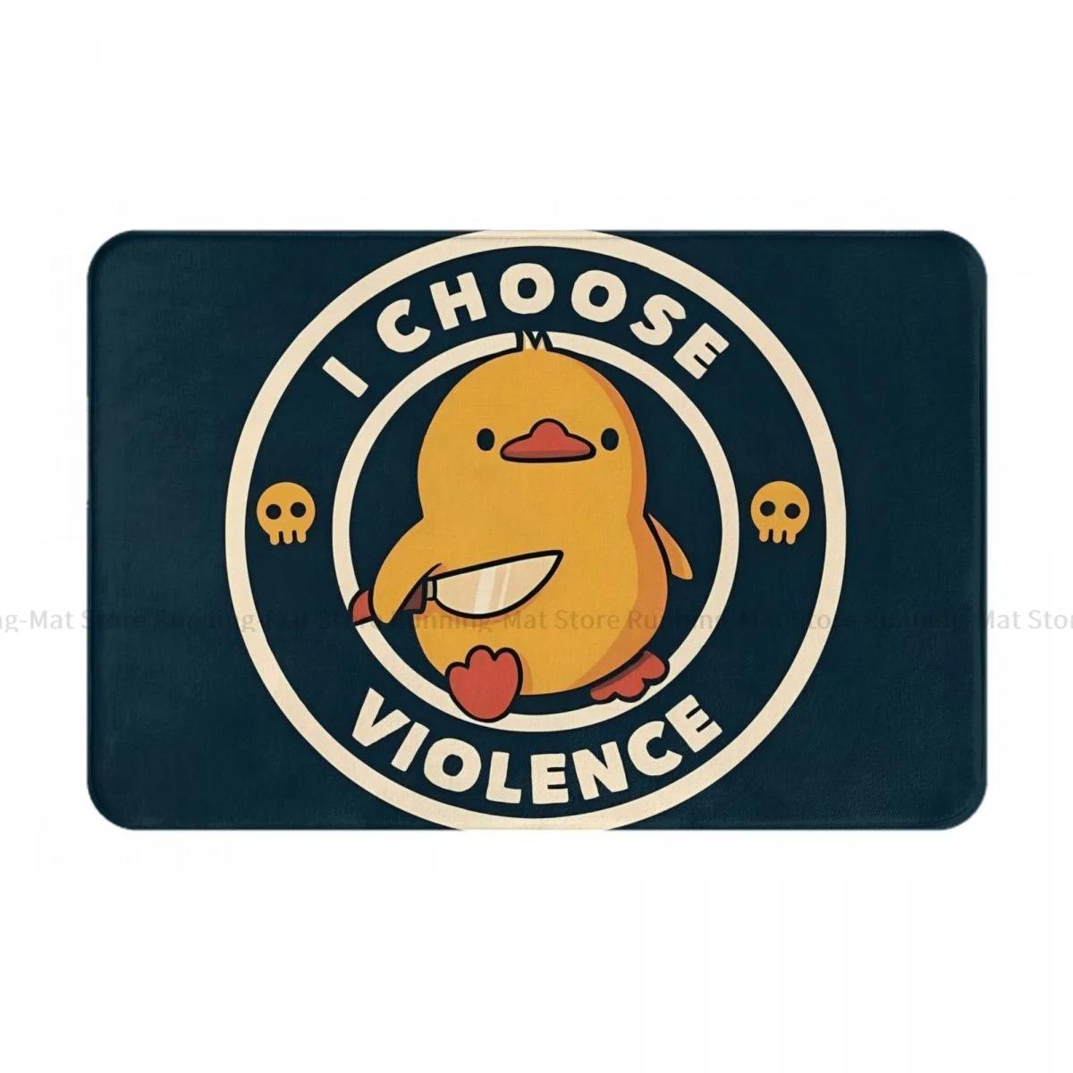 Humorous I Choose Violence Duck Design Floor Mat - Fun and Quirky Decor for Home Entrances, Perfect Gift Idea 40x60cm
Humorous I Choose Violence Duck Design Floor Mat - Fun and Quirky Decor for Home Entrances, Perfect Gift Idea 40x60cm