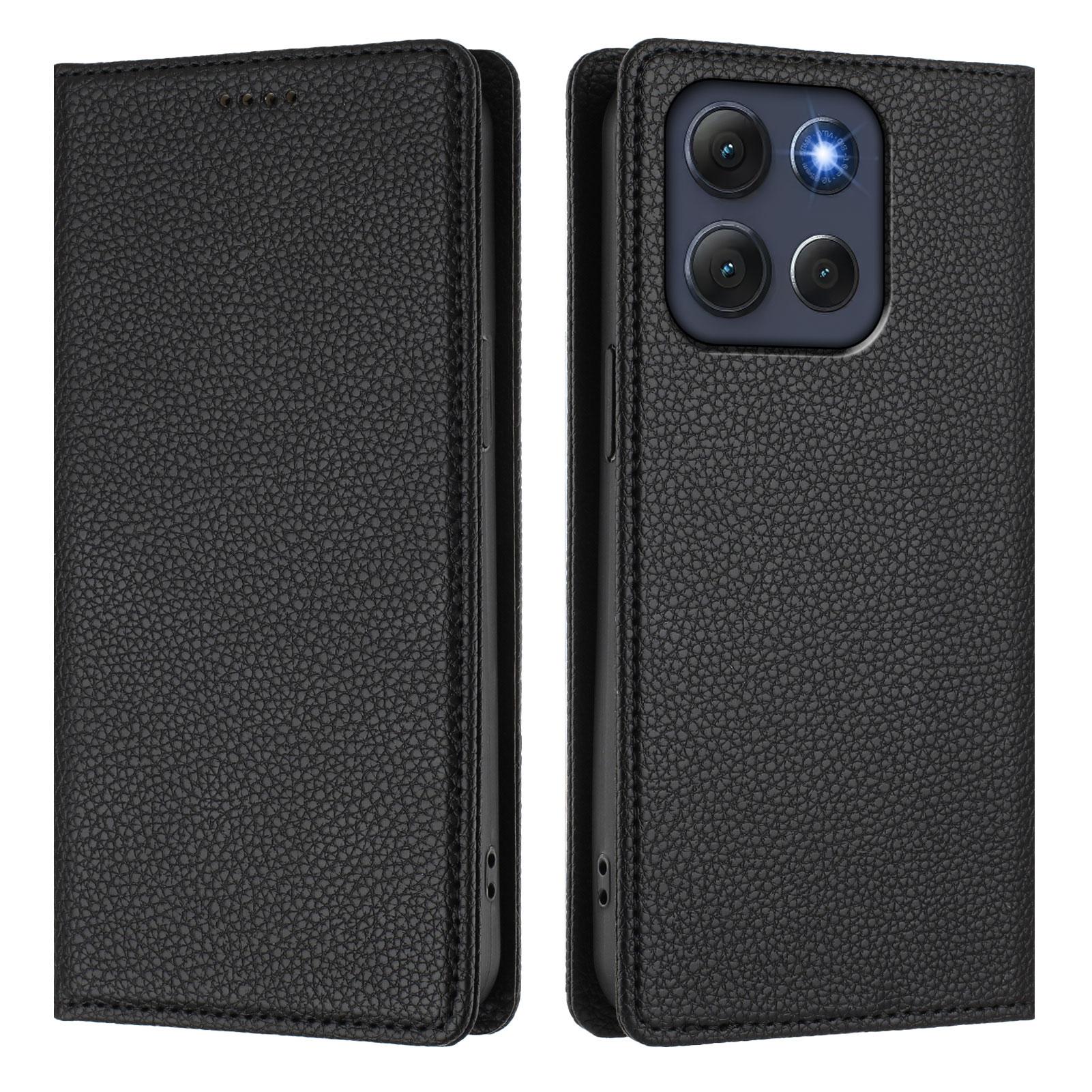 Для Motorola Moto G86 5G Чехол-кошелек Блокировка RFID Кожаный чехол для мобильного телефона с текстурой личи Black
Для Motorola Moto G86 5G Чехол-кошелек Блокировка RFID Кожаный чехол для мобильного телефона с текстурой личи Black