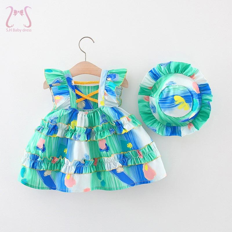 2 шт./компл. свежие платья для маленьких девочек, летний детский костюм, тонкая одежда без рукавов для новорожденных детей от 0 до 3 лет
2 шт./компл. свежие платья для маленьких девочек, летний детский костюм, тонкая одежда без рукавов для новорожденных детей от 0 до 3 лет