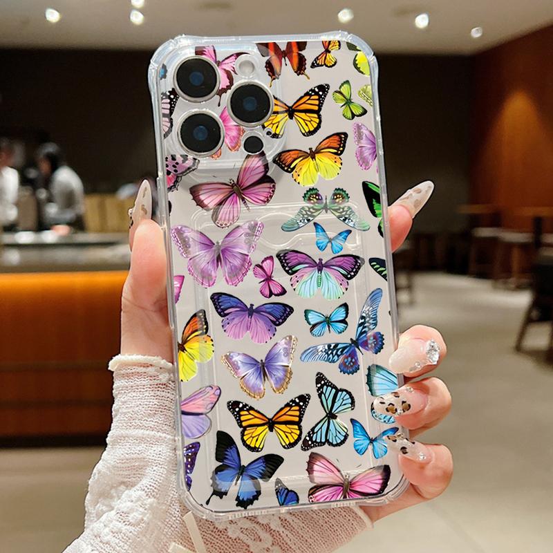 Ударопрочный прозрачный чехол для телефона с отделением для карт и узором «бабочка» для iPhone 16 Pro 15 14 13 Pro Max 11, мягкая силиконовая защита линз, тонкий прозрачный чехол iPhone 11 прозрачный
Ударопрочный прозрачный чехол для телефона с отделением для карт и узором «бабочка» для iPhone 16 Pro 15 14 13 Pro Max 11, мягкая силиконовая защита линз, тонкий прозрачный чехол iPhone 11 прозрачный
